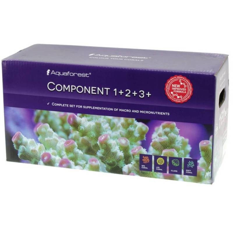 Component 1+2+3+, Aquaforest (3x5 litros)